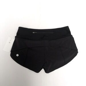 Lululemon Speed Up Low-Rise Short, Black, Size XS